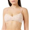 sloggi ZERO Lace 2.0 Bralette, Bustino, Donna, Marrone (Light Brown), XS