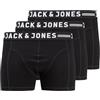 Jack & Jones Pantaloncini da Uomo, Taglie Forti, Confezione da 3, Nero, 6XL Große Größen
