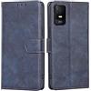 RankOne Cover per TCL 403 (6 Inches), Custodia Flip Pelle Portafoglio, Magnetica Libro Bumper Cover Case - Blu
