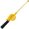CUNZJIA Piccola canna da pesca invernale ghiaccio con mulinelli Ruota Canna da pesca portatile Mulinelli da pesca per principianti Pali