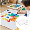 Puzzle da 24 pezzi in cartone bianco, accessori versatili, 30,5 cm x 28 cm