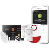 NIVIAN Sistema di Allarme Casa WiFi + GSM 4G con Schermo Touch - Kit Antifurto Wireless per Casa e Ufficio, App Tuya, Notifiche SMS e Chiamate, Sirena e Sensori Porta e Movimento