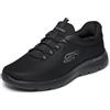 Skechers Uomo Summits 233049 Scarpe da Ginnastica, Black, 45 EU
