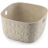 Keter Cestino Portaoggetti Softex xs 3l Bianco Gesso Curver 19,4x19,4x11,1