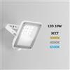 F.a.n Europe Lighting S.r.l. Faro Proiettore per Esterno a led 10w 3cct Bianco Esus fan Europe