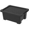Roth Contenitori con Coperchio 15 l evo Easy Storage Nero