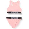 Calvin Klein Bralette Bikini Set Ky0ky00091 Top da Bagno Bambine e Ragazze (Pacco da 1)