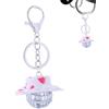Fukamou Palla Da Discoteca | Portachiavi Con Palla Da Discoteca A Specchio,Cappello Da Cowboy Car Charm Specchietto Retrovisore Decor Disco Ball- Portachiavi Borsa Decorazione
