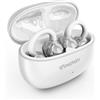 Energy Sistem Chicpods Auricolari Bluetooth Cuffiette Wireless Open Sound Senza Fili In Ear ENC Microfono Riduzione Rumore Chiamate IPX4 Impermeabili Batteria 23 Ore Charging Case Leggere BIANCO NEVE