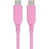 PremiumCord Cavo di Collegamento in Silicone USB-C, Ricarica fino a 3A (20V/60W), Cavo Dati fino a 480 Mbit/s, Cavo Extra Morbido, Connettori Robusti, Lunghezza 1,5m