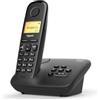 Gigaset A270A Telefono Portatile con Segreteria, Vivavoce, Nero