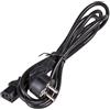 Akyga AK-PC-01A - Cavo di Alimentazione da 1,5 m, 3 Poli, CEE 7/7 Schuko a IEC C13, Nero, Cavo di Alimentazione per PC, stampanti, schermi