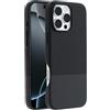 OtterBox Leather Alternative Slim MagSafe cover per iPhone 16 Pro Max, Nero