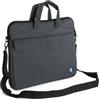 VulTech Borsa Tracolla Laptop 15-15,6", Custodia PC Compatibile con MacBook Pro/Air, HP, Lenovo, Dell, Asus - Vano Imbottito, Tasca Frontale, Fascia per Trolley, Tracolla Rimovibile, Grigio