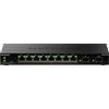 NETGEAR S350 Gigabit Ethernet PoE+ Smart Managed Essentials 10 porte Switch - 8 x 1G PoE+ @ 55 W, 2 x 1G SFP dedicata - Montaggio su tavolo o a muro (GS310TPv2)