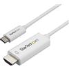 StarTech Cavo Video USB-C a HDMI 2.0 4K 60Hz HDCP 2.2/1.4 1m Bianco