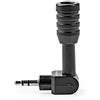 NEDIS Microfono con cavo mini plug-in 3,5 mm Neg