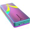 SABRENT Case SSD Rocket RGB USB C 20Gbps M.2 SATA/NVMe - Custodia Edizione Speciale (EC-RGBC)