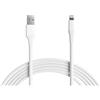 Amazon Basics Cavo di ricarica da USB-A a Lightning ABS, caricabatterie certificato MFi per Apple iPhone 14 13 12 11 X Xs Pro, Pro Max, Plus, iPad, 3 m, Bianco
