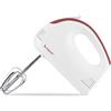 BEPER P102SBA110 Sbattitore Elettrico Leggero,200W, 5 Velocità, Fruste in Acciaio Inossidabile, Ergonomico e Facile da Pulire, Alimentazione a filo, Bianco/Rosso