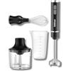 DIGIQUEST Frullatore Ad Immersione Multiuso 3 in 1 Handy 400 Full - Lame e braccio smontabile, Acciaio Inox, Impugnatura Ergonomica, Ciotola e Bicchiere inclusi nella confezione (3in1 ACCIAIO)
