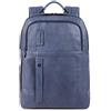Piquadro Pulse Zaino grande in pelle porta PC 15.6" a due scomparti