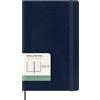 Moleskine Weekly Planner 2025-2026, Agenda Settimanale 18 Mesi Con Spazio per Note, Copertina Morbida e Chiusura Elastica, Formato Large 13 x 21 cm, Colore Blu Zaffiro