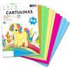 Sidi Global Market Cartoncino A4 Colori Vivaci 185 g Cartoncino dai colori intensi per lavoretti creativi, Scrapbooking, stampante inkjet e laser - SIDI (colori vivaci, 25h)
