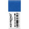 KeyRoad Gomma da cancellare multiuso per matita e penna a sfera, 1 pezzo, colore: blu, bianco, ideale per la scuola, ufficio, KR971645