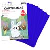 Sidi Global Market Cartoncino A4 Blu Scuro 185 g Carta cartoncino per lavoretti creativi, Scrapbooking, stampante inkjet e laser, uso scolastico e scuola - SIDI (blu scuro, 25h)