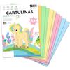 Sidi Global Market Sidi Cartoncino A3 Pastello 185 g - 25 Fogli - Ideale per Scrapbooking, Lavoretti e Stampanti Inkjet e Laser