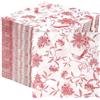 Talking Tables Table Fun 100 x Tovaglioli di carta rosa stile Chinoiserie morbidi, 2 veli 33 cm, tovaglioli rosa monouso per compleanni, matrimoni, baby shower, addio al nubilato e tea party