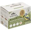 Dehner Natura Premium Mangime per uccelli selvatici, palline per cinciallegre, palline di insetti, con rete, 30 pezzi, 90 grammi ciascuno (2,7 kg)