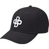 Oblack Cappello Uomo Baseball Nero Black Peach con Retina Regolabile Blu Trucker cap Berretto Uomo Coton Berretto Cappellini Donna Cappellino Donna - Cappellino Uomo con Visiera