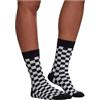 Urban Classics Checker Socks Calze nero/bianco EU 43-46
