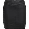 Only Onlbase Faux Leather Skirt Otw Noos Gonna Donna, Nero (Black), 36 EU