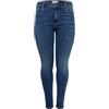 ONLY Carmakoma NOS Donna Caraugusta HW SK DNM Jeans MBD Noos Jeans Skinny Not Applicable, Blu (Medium Blue Denim Medium Blue Denim), 48 /L30 (Taglia Produttore: 48)