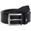 Tommy Hilfiger Uomo Cintura New Denton 3.5 Belt Cintura in Pelle, Marrone (Dark Tan), 115 cm