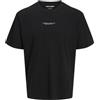 JACK & JONES Jjrikkie Tee SS Crew Neck, Nero, S