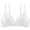 Dorina Reggiseno Morbido Donna Michelle Senza Ferretto - Leggermente Imbottito, Spalline Regolabili, Pizzo Sottile sul Bordo & Fasce in Power Mesh per Comfort e Supporto, Bianco