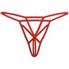 Teyli Sensuali Tanga Senza Cavallo da Donna, Morbidi Ed Eleganti, Realizzati con Delicati Laccetti. Biancheria Intima Femminile Comoda, Perfetta per Ogni Occasione E Outfit. Rosso S/M