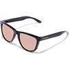HAWKERS ONE POLARIZED, Occhiali da sole Unisex - Adulto, Raw Nero/Oro Rosa Polarizzato, Taglia unica