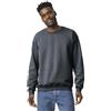 Gildan Felpa Girocollo in Pile, Modello G18000, Felpa Uomo, Grigio (Dark Heather), XXL
