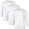Gildan T-Shirt a Maniche Lunghe in Cotone Ultra Cotton, Modello G2400, Uomo, Bianco, XXL