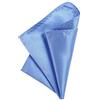 DonDon fazzoletto da taschino 21 x 21 cm per uomo adatto ad occasioni cerimoniali - azzurro