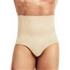 SLIMBELLE Slip Boxer da Uomo con Compressione, Shapewear, Slip da Uomo con Controllo Addominale, Miederslip Senza Cuciture, Body Shaper a Vita Alta, beige., M
