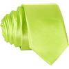 DonDon Cravatta Uomo verde chiaro 5 cm di larghezza