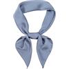 RIIQIICHY Sciarpa Seta Donna Foulard Capelli Bandana Estivo Donna Blu 70 cm