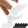 flintronic Confezione da 10 Paia Calzini Sportivi, Calzini Sportivi Unisex in Cotone, Calzini Corti Traspiranti Antisudore
