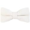 DonDon papillon cotone da uomo 12 x 6 cm già legato e infinitamente regolabile - bianco
